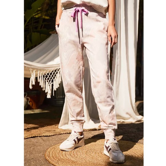 The Upside Anthropologie Long Island Marbled Joggers sz S/6 - Picture 2 of 10